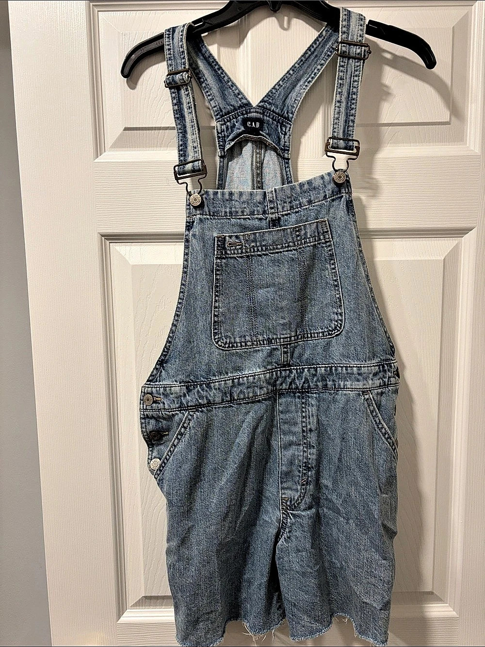 Gap Denim Short Overalls Blue Medium